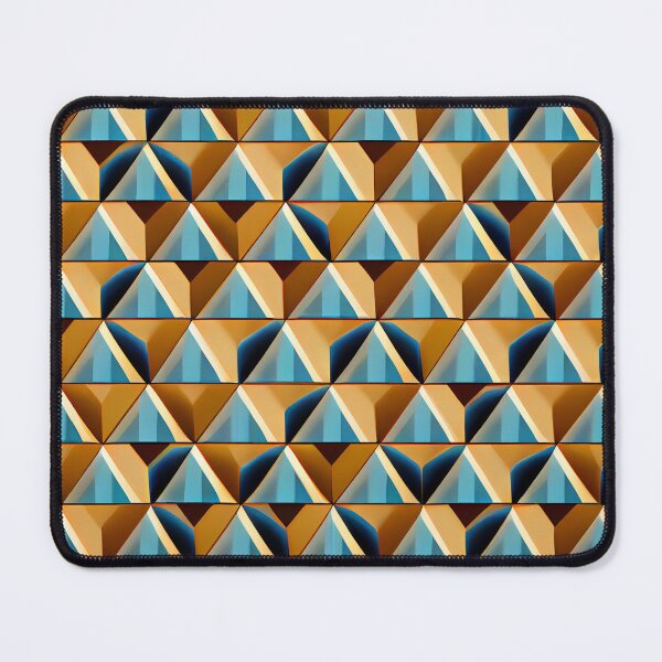 Item preview, Triangular Scandifornian Pattern Digital Painting designed and sold by CodeAndColors.