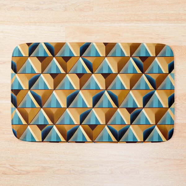 Item preview, Triangular Scandifornian Pattern Digital Painting designed and sold by CodeAndColors.
