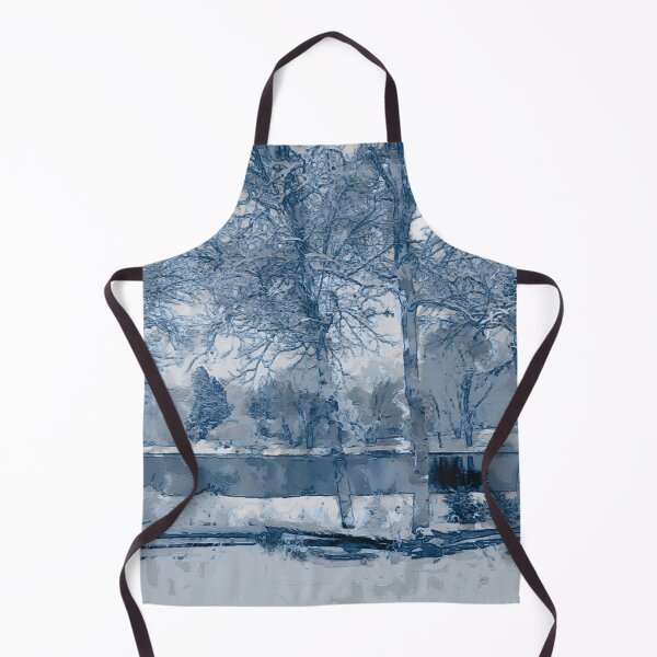 Item preview, Blue Birch In Winter White Forest designed and sold by Finding Fortuity.