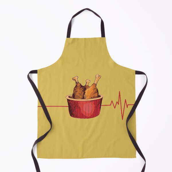 Item preview, Fried chicken heartbeat designed and sold by Raseelvm.