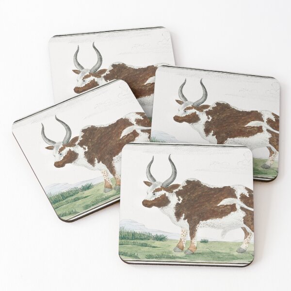 Item preview, Vintage Ox oriental art designed and sold by Vintage Designs +.