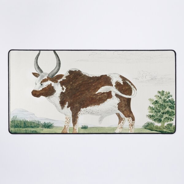 Item preview, Vintage Ox oriental art designed and sold by Vintage Designs +.