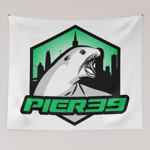 Item preview, Pier 39 Sea Lion - Green designed and sold by castlepeak.