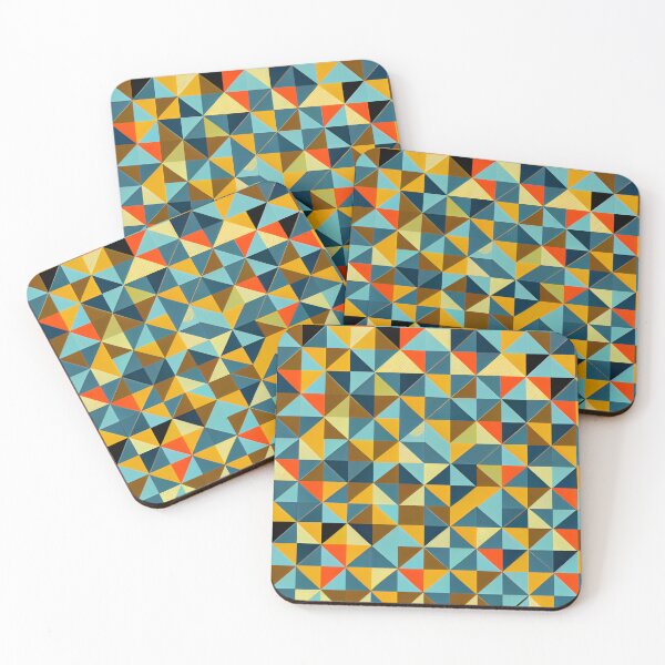 Artikelvorschau, Triangular Scandifornian Pattern Digital Painting entworfen und verkauft von CodeAndColors.