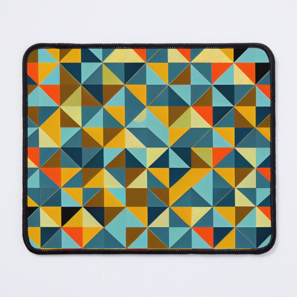 Artikelvorschau, Triangular Scandifornian Pattern Digital Painting entworfen und verkauft von CodeAndColors.