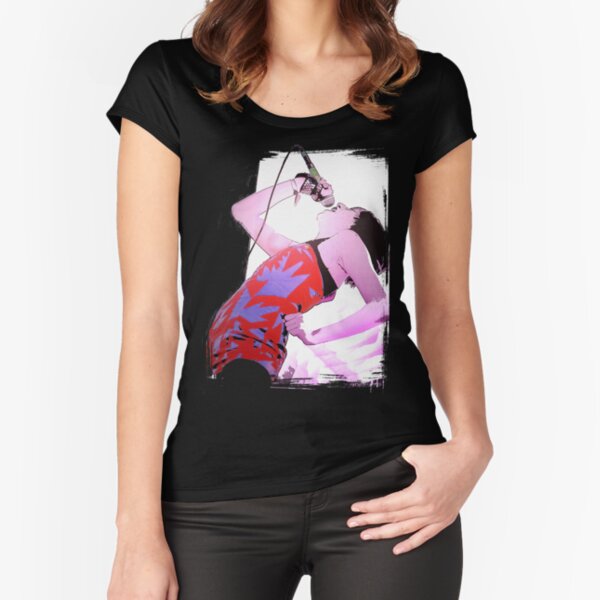 Yeah Yeah Yeahs "STREEEESS!!!!!!" Fitted Scoop T-Shirt