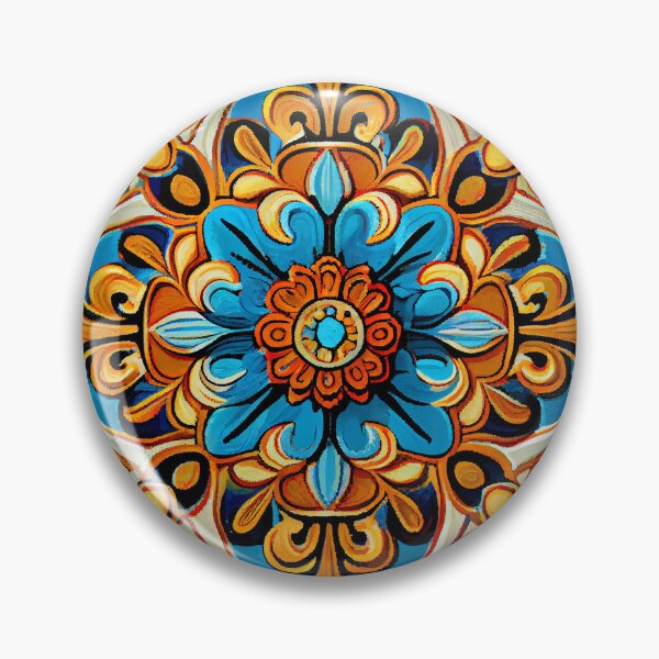 Artikelvorschau, Dynamic Colorful New Mediterranean Pattern Digital Painting entworfen und verkauft von CodeAndColors.
