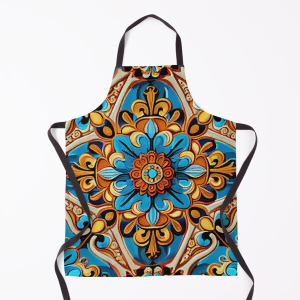 Artikelvorschau, Dynamic Colorful New Mediterranean Pattern Digital Painting entworfen und verkauft von CodeAndColors.