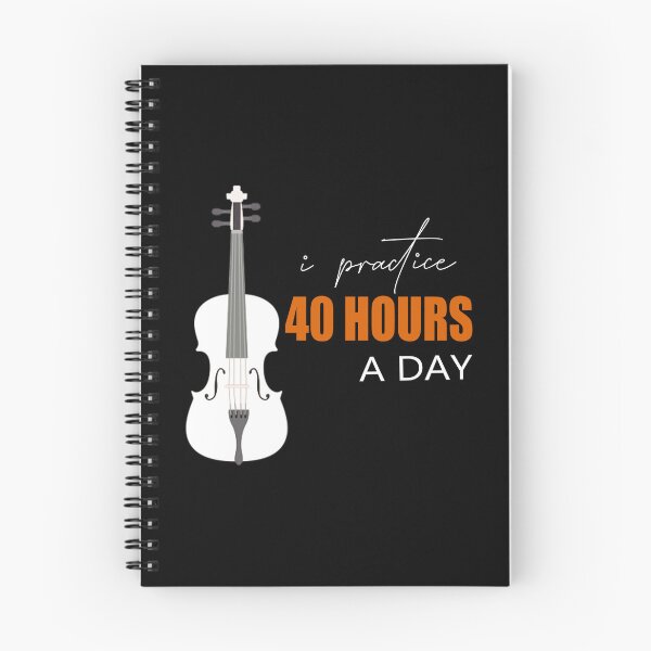 Item preview, I Practice 40 Hours A Day - A Violin Quote designed and sold by TheGreedyCrypto.