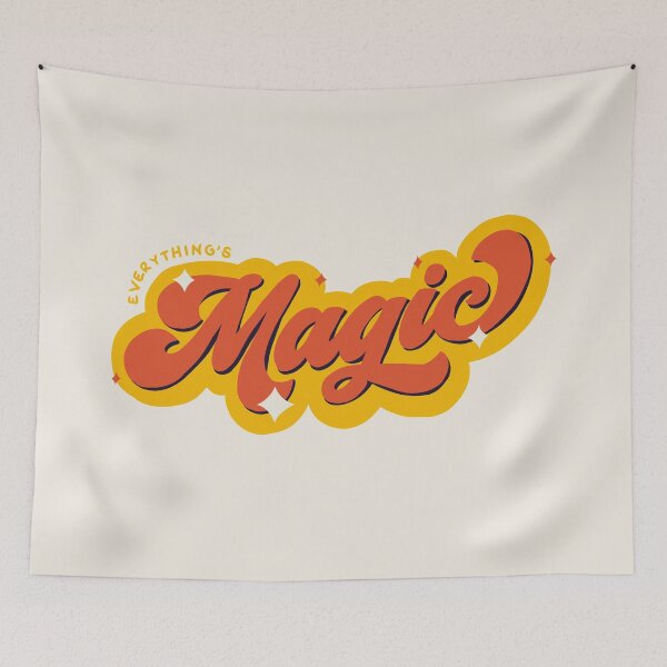 Item preview, everything is magic retro quote 90s designed and sold by moonna designs.