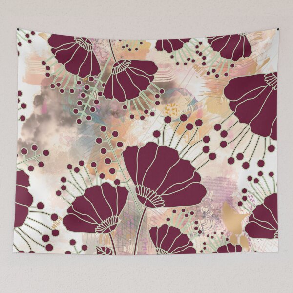Aperçu de l'œuvre Arabesque - Fleurs créée et vendue par Julia  Ward.