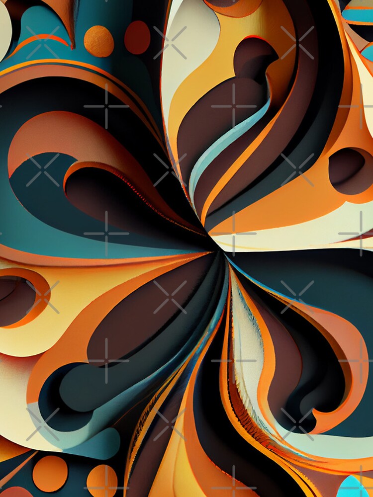 Imagen 4 de 4, Funda de iPhone con la obra Thick Imagined Transitional Pattern Digital Painting, diseñada y vendida por CodeAndColors.