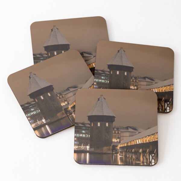 Item preview, Chapel Bridge Lucerne, winter picture designed and sold by rogerhphoto.