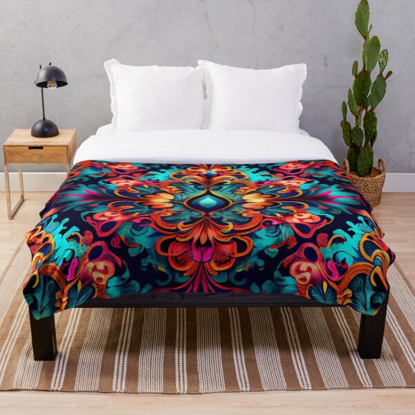 Item preview, Fine Dreamy Elegant Maximalist Pattern Digital Painting designed and sold by CodeAndColors.