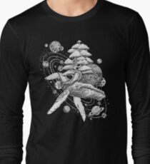 Weltraum-Wal Langarmshirt