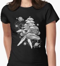 Space Whale Women's Fitted T-Shirt
