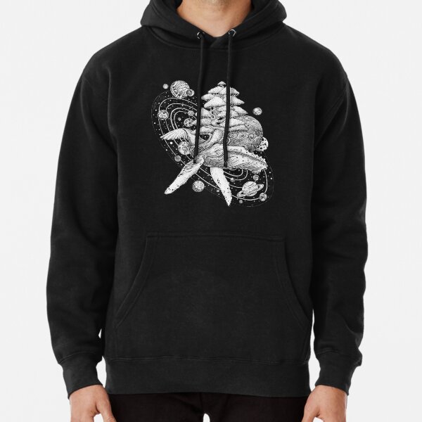 Space Whale Pullover Hoodie