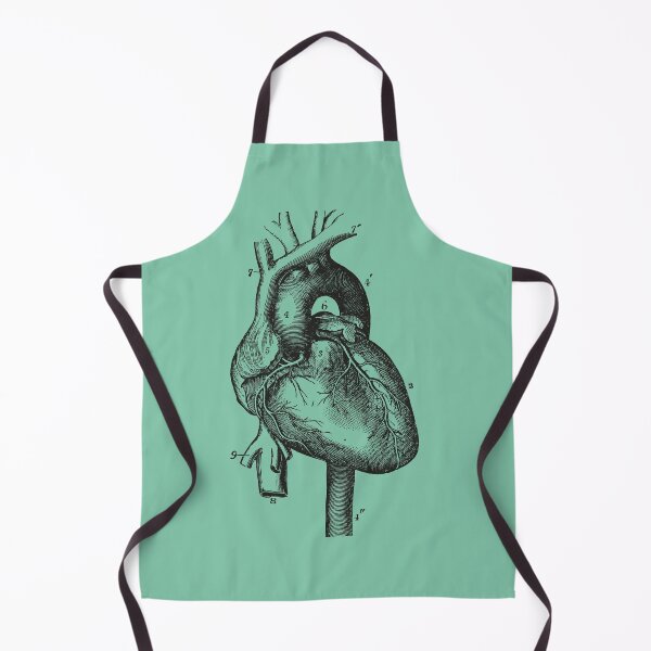 Item preview, Anatomical Vintage Drawing Heart - Human Brain, Kidney, Rib Cage, Torso, Skull designed and sold by perfektdesign.