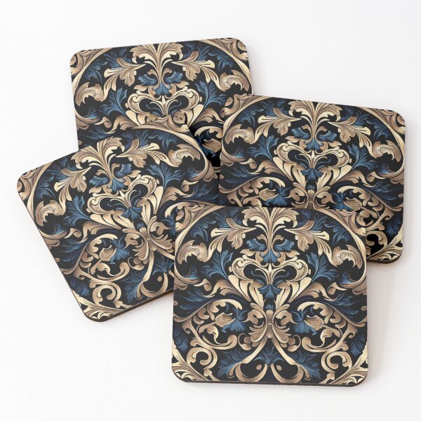 Item preview, Baroque Transitional Pattern Digital Painting designed and sold by CodeAndColors.