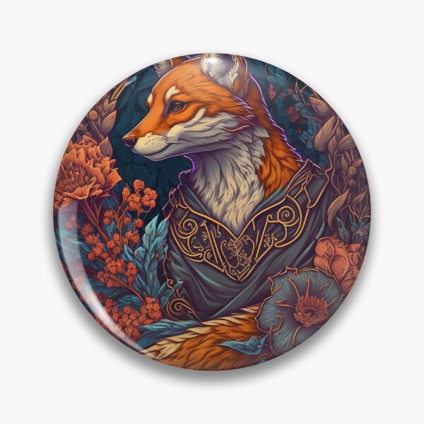 Artikelvorschau, Fuchs und Blumen entworfen und verkauft von ArslanWorld.