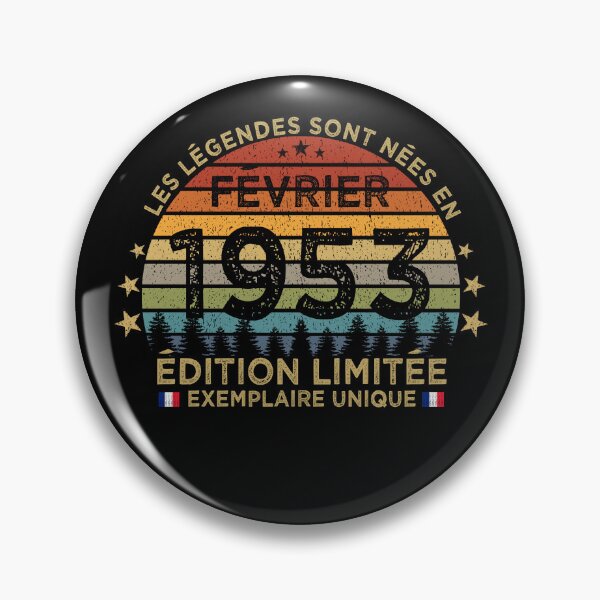 Item preview, Anniversaire 70 Ans Les Legendes Sont Nees en Février 1953 designed and sold by cssdru.