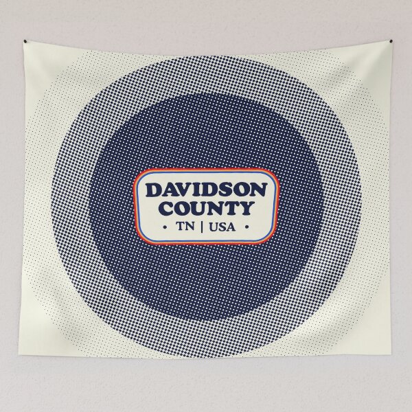 Item preview, Davidson County | Retro Badge designed and sold by retroready.