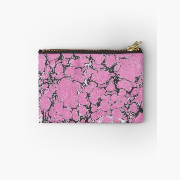 Item preview, Traditional Turkish marbling art Ebru, handmade , black and pink designed and sold by Pacika.