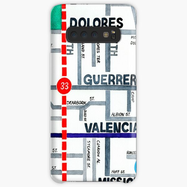 San Francisco map - Mission Samsung Galaxy Snap Case