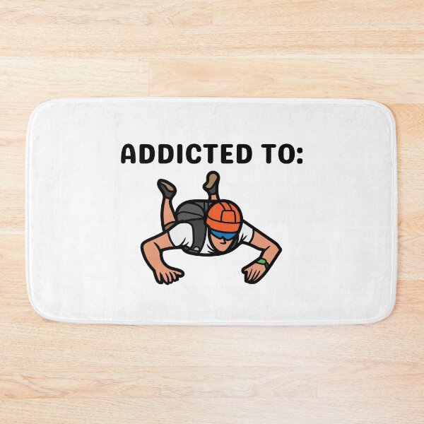 Item preview, Addicted to parachuting, skydiving designed and sold by PolishArtist.