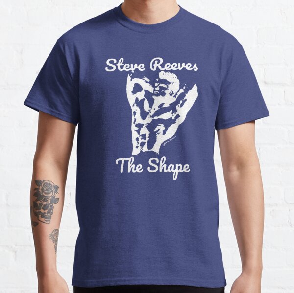 Steve Reeves The Shape Contrast White Classic T-Shirt