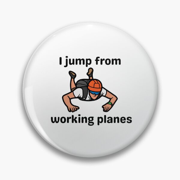 Item preview, I jump from working planes parachuting, skydiving designed and sold by PolishArtist.