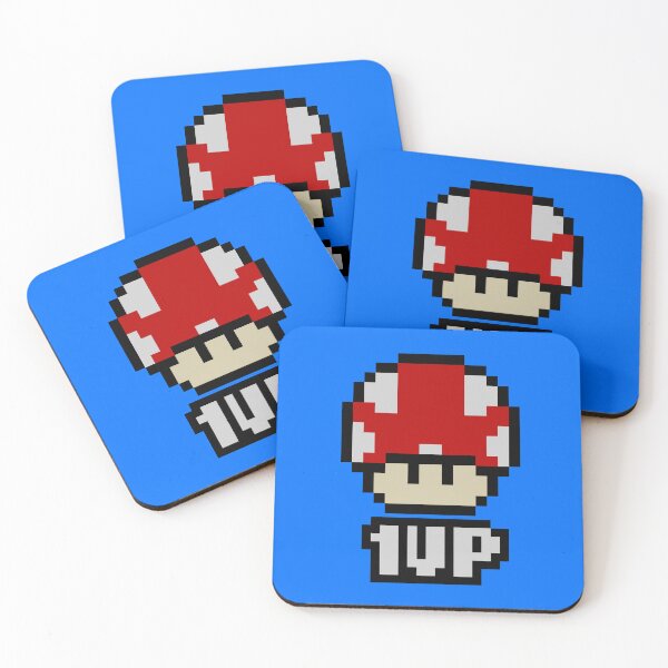 Item preview, 8 Bit 1UP Mushroom designed and sold by ClothesReel.