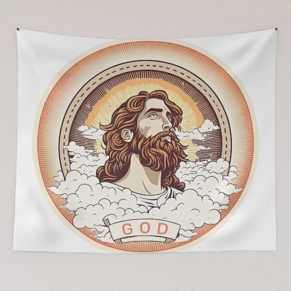 Item preview, Christian God Sign, Christian Art, Christian God designed and sold by T-Shirt-Depot.