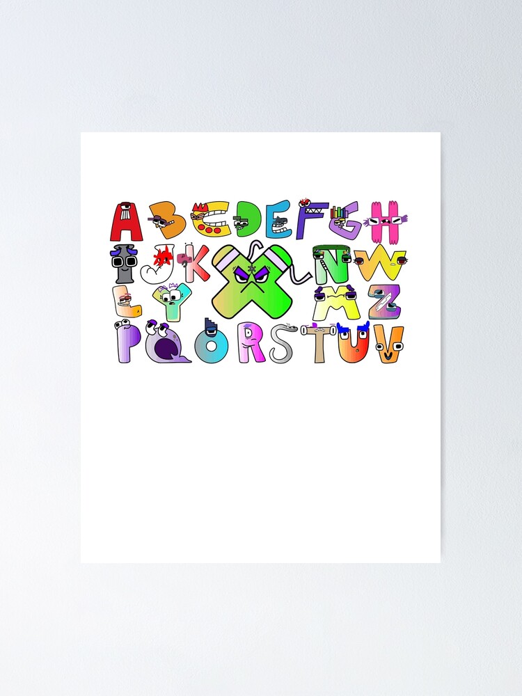 Alphabet Lore A-Z Poster for Sale by YupItsTrashe