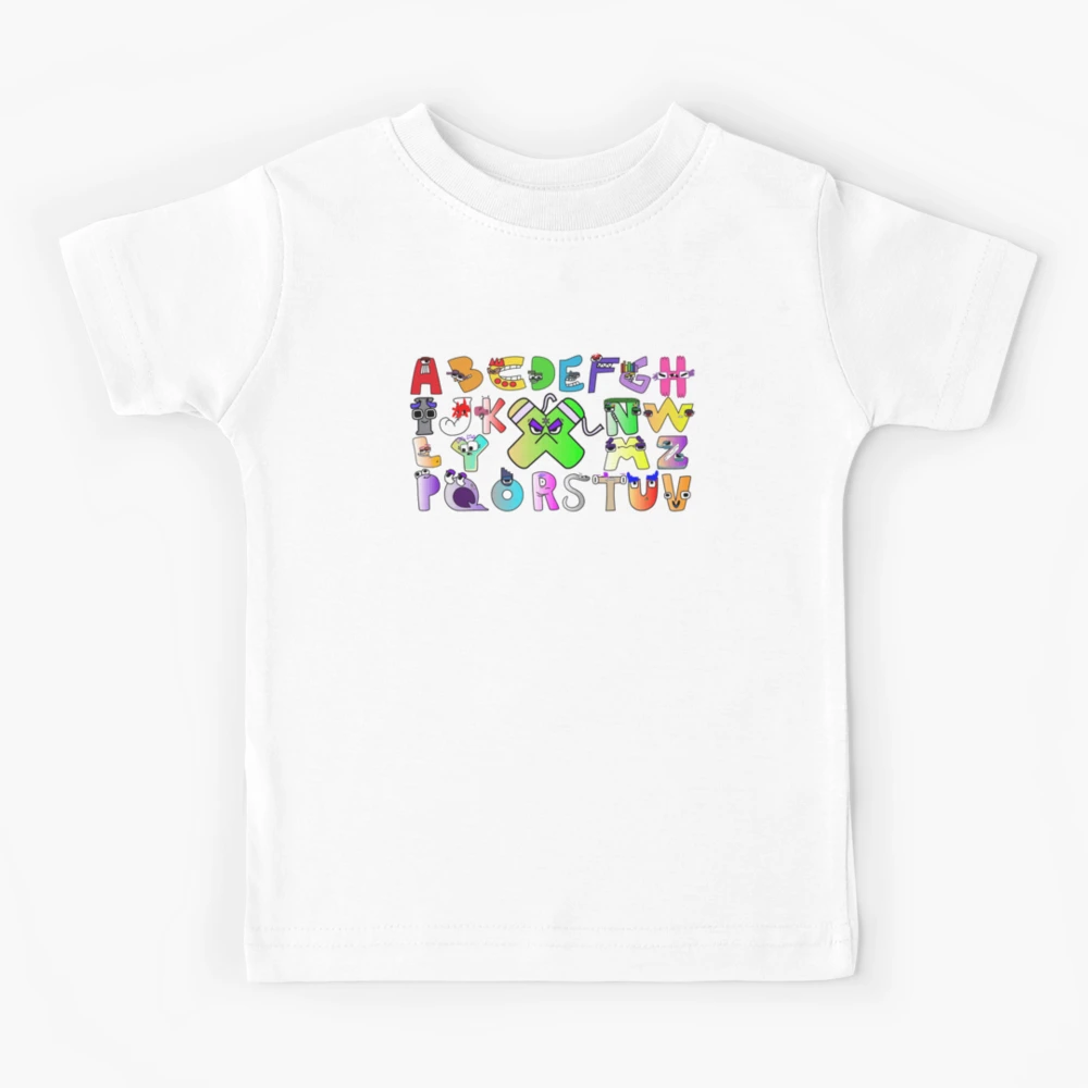  Alphabet Lore for Boys - Kids Letter Number T-Shirt : Clothing,  Shoes & Jewelry