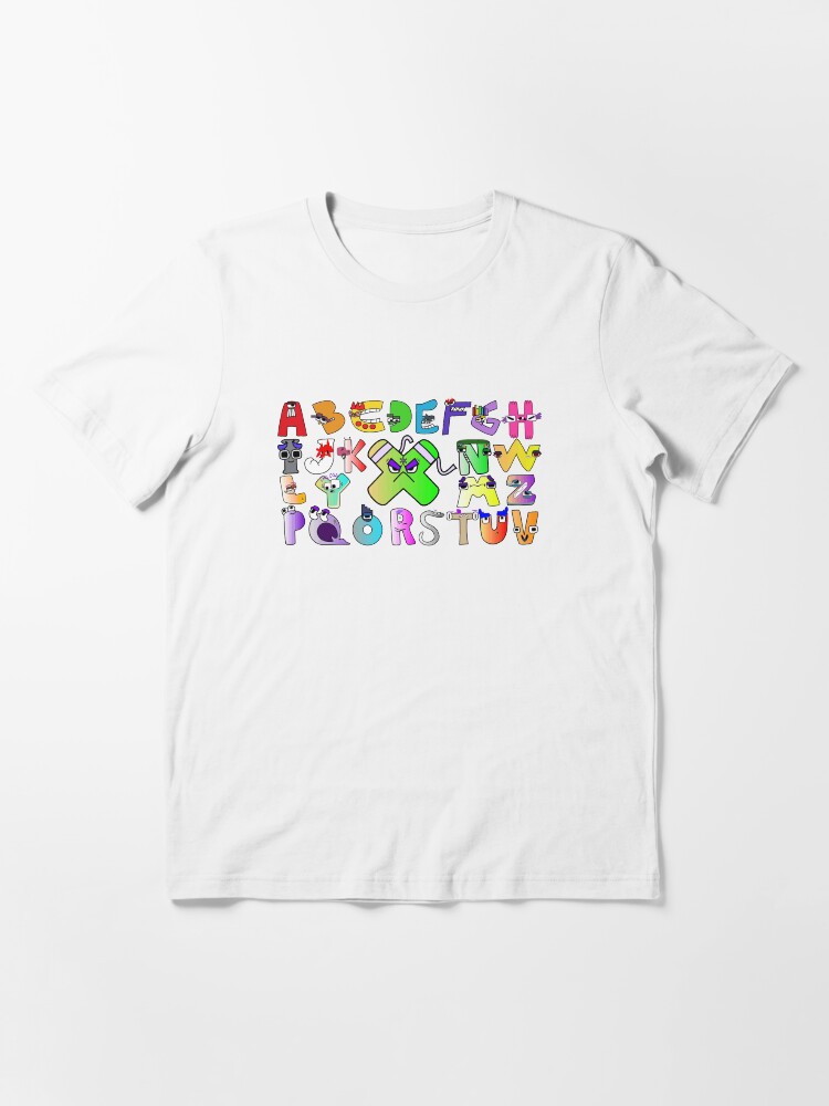 Alphabet Lore Costume For Boys Matching Learning 2 T-Shirt