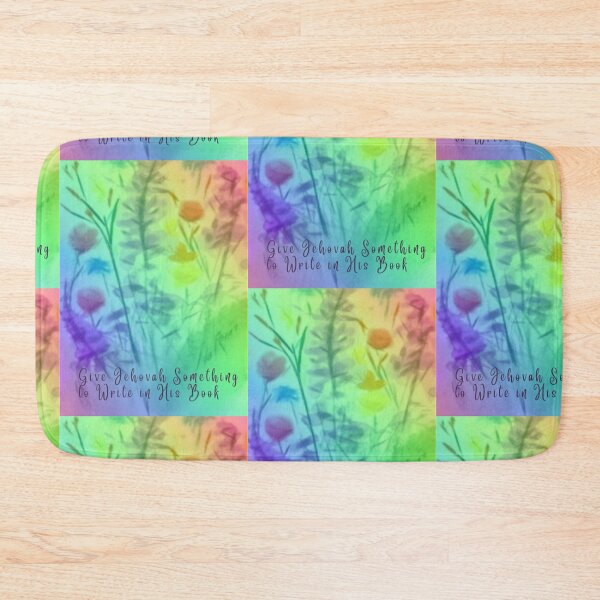 Item preview, Rainbow Floral Meditate on God's Name designed and sold by IvaRenee.