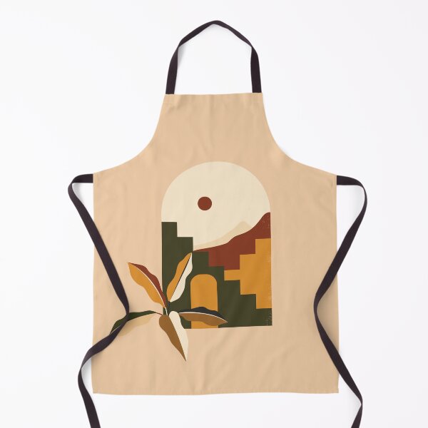 Item preview, Abstract Minimalist modern art landscape, boho design in earth tone colors 6 designed and sold by vishalraifx.