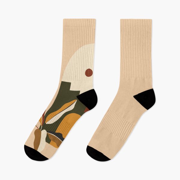 Item preview, Abstract Minimalist modern art landscape, boho design in earth tone colors 6 designed and sold by vishalraifx.
