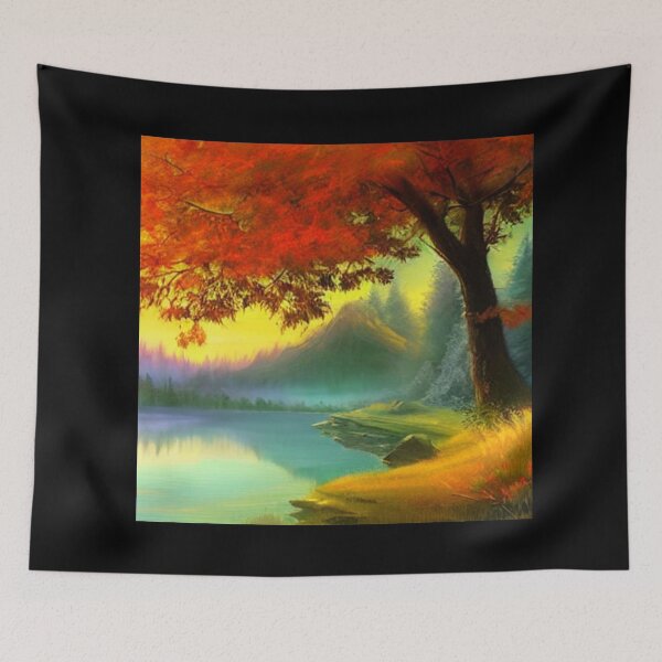 Item preview, Mountain Lake Forest 18A - Throw Pillows and Prints.  designed and sold by ScatterHub.