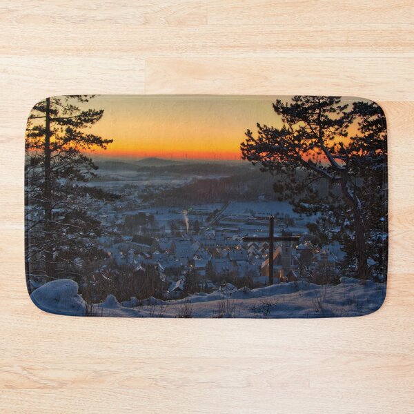 Item preview, Clear sunset over Velburg/Upper Palatinate/Germany designed and sold by frankuffmann.