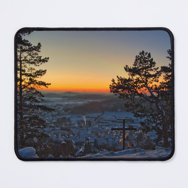 Item preview, Clear sunset over Velburg/Upper Palatinate/Germany designed and sold by frankuffmann.