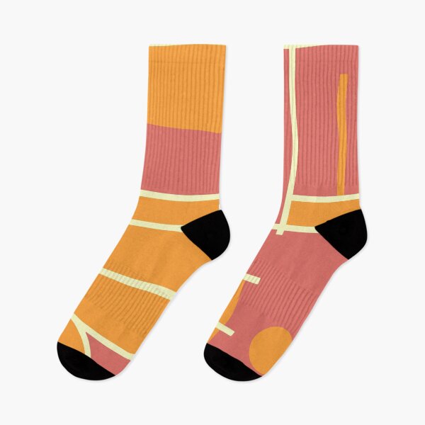 Artikelvorschau, Mid Century Modern - Pink, Orange, Weiß entworfen und verkauft von leartset.