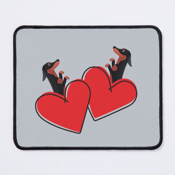 Item preview, Dachshund Dog (Doxie) in Love Heart designed and sold by SeasonalDogs.