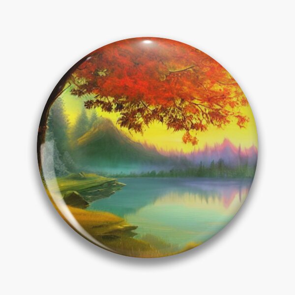 Item preview, Mountain Lake Forest 18B - Throw Pillows and Prints.  designed and sold by ScatterHub.