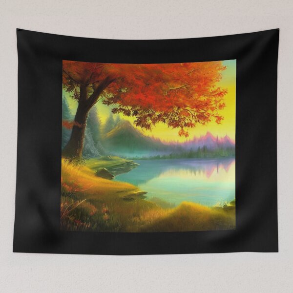 Item preview, Mountain Lake Forest 18B - Throw Pillows and Prints.  designed and sold by ScatterHub.