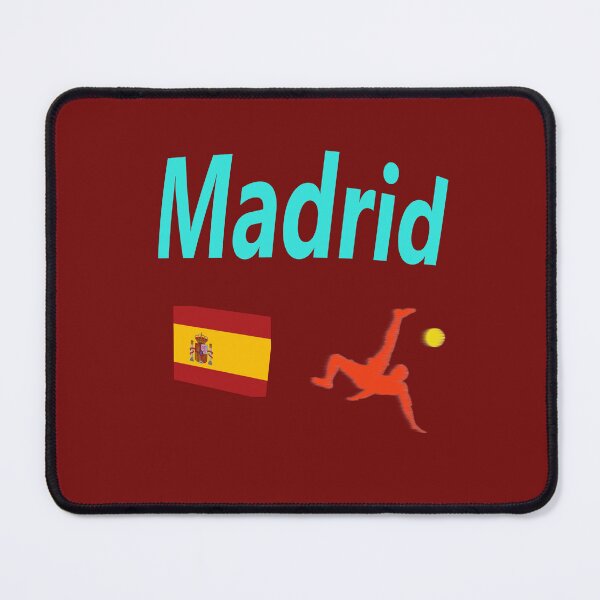 Item preview, Madrid, Spain Soccer abstract design designed and sold by lobodelnoir.