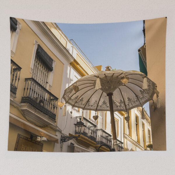 Item preview, Elegant Vintage Parasol with Embroidery and Tassels designed and sold by Georgia Mizuleva.