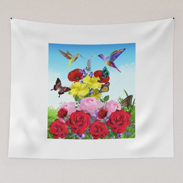 Item preview, Flowers Bird Butterfly  designed and sold by RBToper.