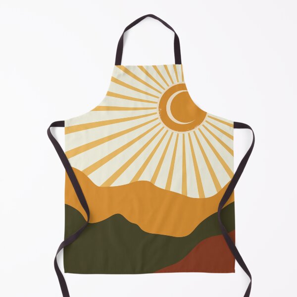 Item preview, Abstract Minimalist modern art landscape sunrise, boho design in earth tone colors 8 designed and sold by vishalraifx.